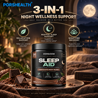 Complément alimentaire naturel à base de plantes pour le sommeil, sans mélatonine, extrait de racine de valériane, aide au sommeil profond, soutien immunitaire, marque privée, OEM, ODM