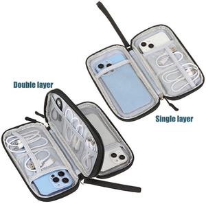 Elektronik organizatör seyahat kablo düzenleyici çanta kılıfı aksesuarları taşıma çantası taşınabilir su geçirmez All-in-One depolama kablo kordonu - Product Image 2