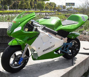 HAYA 49cc 2 temps, refroidissement par air, mini moto de poche, <span class=keywords><strong>vitesse</strong></span> maximale de 40 à 60 km/h - Product Image 5