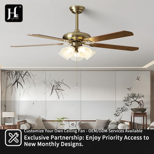 Ventilateurs de plafond à moteur BLDC réversible, directement de l'usine, 5 pales en contreplaqué, ABS, télécommande à intensité variable pour l'éclairage de la chambre à coucher et du salon - Product Image 6