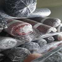 Raschel stock lote tela muchos colores y estilo hecho en Corea