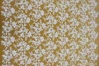 Nouvelle broderie de fleurs françaises avec paillettes, dentelle blanche, maille de mariage, tissu en dentelle, prix de gros HY2200-3