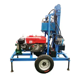 Professional bore well drilling machine diesel hydraulic water well drill rig