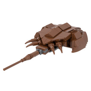 MOC3052 <span class=keywords><strong>herradura</strong></span> cangrejo 146 Uds ladrillos serie Animal recoger plástico educativo ensamblar DIY bloques de construcción para niños juguetes de regalo - Product Image 5