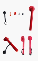 Orale Tube pour gilet De Sauvetage Gonflable, Vanne, CO2 cylindre, bande Réfléchissante, Sifflet
