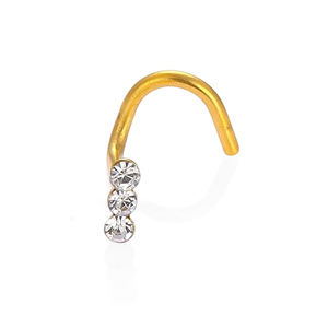 Bijoux de <span class=keywords><strong>piercing</strong></span> en acier inoxydable YW, anneau de <span class=keywords><strong>nez</strong></span> en zircon, <span class=keywords><strong>piercing</strong></span> de <span class=keywords><strong>narine</strong></span>, clou de <span class=keywords><strong>nez</strong></span> en forme de S - Product Image 5