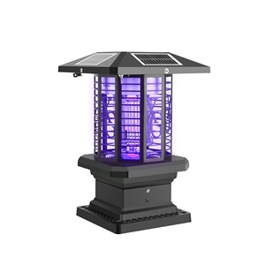 Lámpara Antimosquitos Solar para Exteriores, con Descarga Eléctrica, Impermeable, Cobertura de 150 m², Cuerpo de Plástico Ecológico - Product Image 5