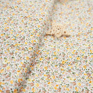 Chinês Algodão Popeline Tecido Mão Macia Sentindo Pequena Flor Impresso para Home Decor Hospital Craft Bag Camisa-para Meninos - Product Image 6