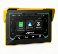 Écran de moto Aoocci C7 Factory, lisible en plein soleil, avec navigation GPS, étanche, pour la conduite d'aventure