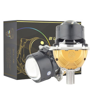 Phare de voiture LED Biled Lentille bleue Lentille de projecteur Biled 2,5 pouces 120W Lentille de projecteur Bi LED sans perte - Product Image 1