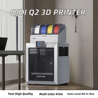 Printer 3D QIDI Q2 Combo Baru Kecepatan Tinggi Desktop Auto-Leveling All-in-One Multi-Warna PLA FDM Printer Industri Ukuran Besar