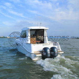 10,98 M/36ft Cuddy Cabin Casco de fibra de vidrio Barco de crucero de lujo Pequeño <span class=keywords><strong>yate</strong></span> de lujo con <span class=keywords><strong>precio</strong></span> bajo - Product Image 3