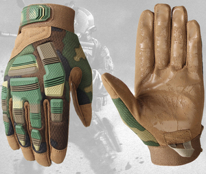 ถุงมือยุทธวิธี HBTG02 KPU สำหรับตั้งแคมป์ ทนทาน ป้องกันนิ้วมือด้วย TPR รองรับหน้าจอสัมผัส ป้องกันการกระแทก พร้อมแผ่นซิลิโคนป้องกันเต็มนิ้ว - Product Image 2