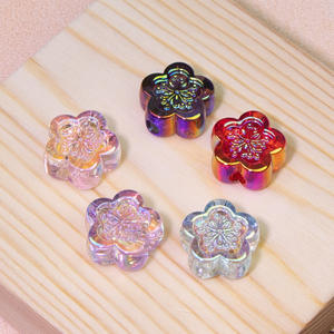 Multi-Color Transparent Lucite Flower Straight-Hole Beads for DIY Handmade Materials <b>Bracelets</b> Mobile <b>Phone</b> Chains Accessories - Product Image 1