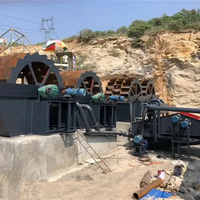 Offre Spéciale : Laveuse de sable industrielle automatique à godets rotatifs 50-100t/h, grande machine de lavage de gravier et de sable à vendre en Chine