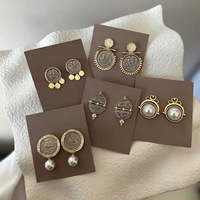 Boucles d'oreilles vintage en gros Resoul, bijoux de style 'Old Money', boucles d'oreilles antiques, bijoux fantaisie pour femmes