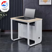 Table d'étude en métal au design moderne, taille personnalisable pour salle de classe, bureau, chambre, hôtel, laboratoire informatique, salle de conférence, usage scolaire