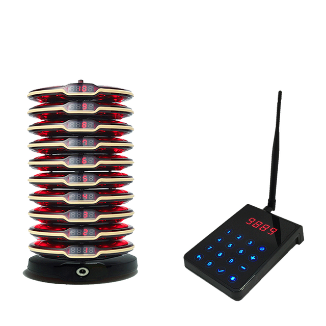 Long Distance Wireless Food Court Pager for Restaurant