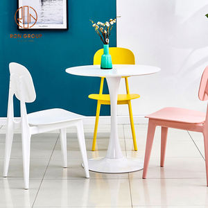 Silla minimalista de plástico de polipropileno <span class=keywords><strong>para</strong></span> restaurante, muebles de cafetería, Bar, comedor moderno, al aire libre, barata - Product Image 6