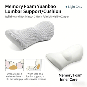 <span class=keywords><strong>Coussin</strong></span> <span class=keywords><strong>de</strong></span> soutien lombaire pour chaises <span class=keywords><strong>de</strong></span> bureau, anti-cyphose, ergonomique en U, pour dossier <span class=keywords><strong>de</strong></span> voiture, en matériaux mélangés, idéal pour l'été - Product Image 2