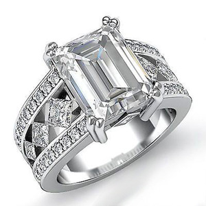 Anello Statement in Argento con Zirconi, Gioiello Audace Stile Coppia per Donna, Uso Quotidiano, Tendenza Moderna - Product Image 2