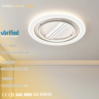 Ventilateur de plafond moderne invisible multifonction sans pales avec lumière et commande vocale pour salon et hôtel
