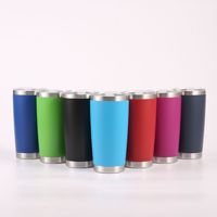 Thermos en gros, gobelet isotherme pour café, mug de voyage, gobelet en acier inoxydable, Vasos Original, bouteille d'eau de 20 oz, verres à vin