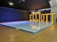 Piste de Danse Numérique LED RGB Effet Étoilé pour Mariage, Disco et DJ