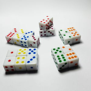Haute Performance personnalisé motif coloré personnalisation résine acrylique accessoires cour Point Casino <span class=keywords><strong>dés</strong></span> <span class=keywords><strong>avec</strong></span> <span class=keywords><strong>jouer</strong></span> - Product Image 5