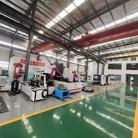 Ligne de production STON FMS avec déroulage intégré, découpe laser, pliage de panneaux et soudage robotisé pour la fabrication de tôles