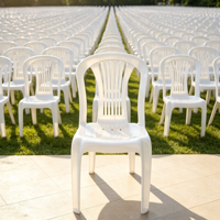 Chaises de banquet modernes en plastique empilables pour événements, idéales pour le jardin et l'extérieur - Vente en gros Espagne