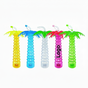 Vasos de Plástico con Forma de Palmera de Coco de 16 oz con Luces LED para Conciertos, Festivales, Discotecas, Bodas, Fiestas de Cumpleaños, Actividades al Aire Libre y <span class=keywords><strong>en</strong></span> la Playa - Product Image 1