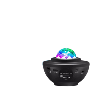 Projecteur LED portable moderne pour les chambres d'enfants avec ciel étoilé, musique nocturne, minuterie, matériau ABS, recharge USB, garantie de 2 ans - Product Image 4
