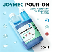 Solution Ivermectine Vétérinaire à Verser – Application Facile – Liquide Antiparasitaire pour le Vermifugation Totale des Animaux d'Élevage
