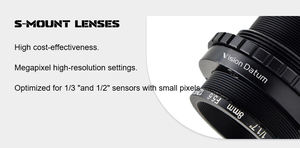 अल्ट्रा वाइड-एंगल 4.6 मिमी f1.8 <span class=keywords><strong>m42</strong></span> माउंट औद्योगिक मछली लेंस के लिए विस्तृत पैनोरामिक हेक्साफेकल छवि मैनुअल फोकस - Product Image 6