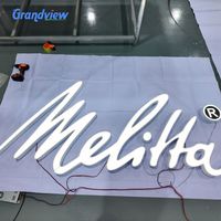 Insegna Luminosa 3D Personalizzata in Acrilico con Lettere Simili agli Iconi, Insegna Luminosa a LED Personalizzata per Negozi e Pubblicità