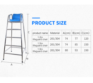 Accessoires de <span class=keywords><strong>piscine</strong></span> hors sol de haute qualité, <span class=keywords><strong>chaise</strong></span> de sauvetage, échelle, <span class=keywords><strong>chaise</strong></span> élévatrice de sauvetage en acier inoxydable pour <span class=keywords><strong>piscine</strong></span> - Product Image 4
