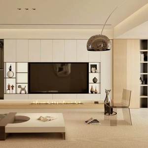 Meuble <span class=keywords><strong>TV</strong></span> mural moderne en bois de style Minamai pour appartement et école - Product Image 4