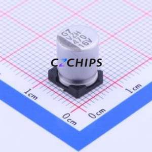 Condensador Electrolítico de Aluminio SMD VZH471M1CTR-0810, D8xL10mm 470uF 20% 16V 8mm - Product Image 1