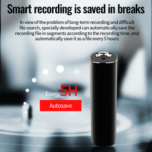 Q500 Digital <b>Voice</b> <b>Recorder</b> Black High Definition Noise Reduction One Button Recording Long Standby Business Meeting - Product Image 4