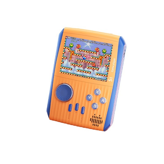 S1 Handheld Game Console 30-Inch Color Screen Contra Two-Player Battle Children's Arcade Portable Battery-Free Button Operated