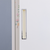Armoire en acier avec tiroirs, placard de rangement en métal avec tringle de suspension pour chambre à coucher et maison