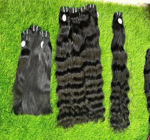 Pelucas de cabello humano virgen rizado de onda profunda HD con trama doble de máquina frontal de encaje transparente para mujeres negras - Product Image 2