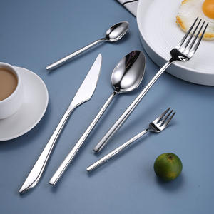 Arco y flecha Acero inoxidable 304 Filete Mango grueso Acero inoxidable Hotel Cubiertos Tenedor y cuchara - Product Image 5