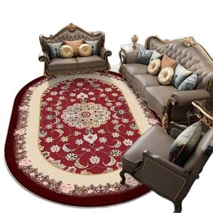 Couverture élégante en fausse fourrure de cachemire à motifs vintage, rectangulaire, pour salon, canapé, usage domestique, lavable en machine, pliable, en fibre de polyester - Product Image 3