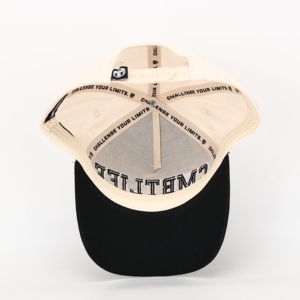 Gorra de Béisbol de Alta Calidad de 5 Paneles, Color Blanco Hueso, Personalizable, Tela de Sarga de Algodón, Visera Curva, Bordado 3D, Estilo Común - Product Image 6