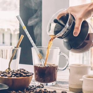 Cuillère à café et pince à sac en acier inoxydable écologique 2 en 1 Outil <span class=keywords><strong>de</strong></span> <span class=keywords><strong>cuisine</strong></span> Accessoires <span class=keywords><strong>de</strong></span> café - Product Image 3