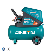 Nouveau compresseur d'air portable compact à entraînement direct, 50L, 2HP, à piston lubrifié à l'huile, pour atelier domestique et peinture