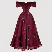 Robe de bal personnalisée à sequins pour femme, épaules dénudées, broderie élégante, robe de soirée, robe longue pour invitée de mariage, fabrication OEM