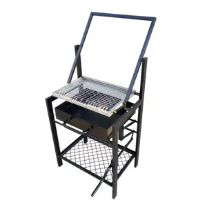 Easily Outdoor Camping Charcoal Turning Grid Barbeque Grate Flip Bbq Grill For Sale